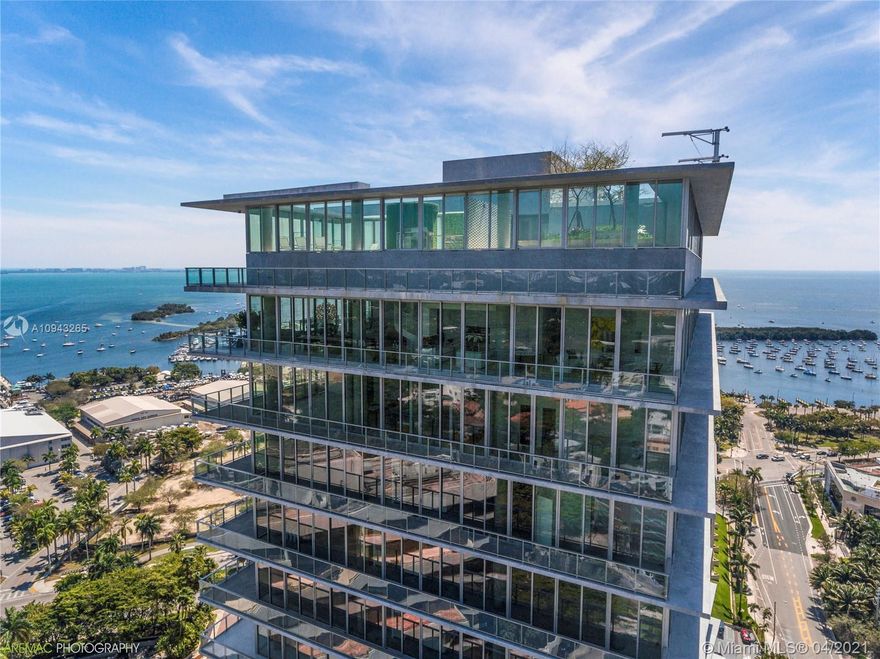 Grove at Grand Bay AKA "twisting towers" is an architectural masterpiece. Winner of 5 Architectural awards. Unit 2001S is located in the South Tower with only 39 other residences. Enjoy an exclusive, luxurious lifestyle like no other. 12' ceilings and terraces with summer kitchen. Direct waterfront with coveted NE exposure. Unit offers cascading natural light and will be professionally finished by design team. Towers over the neighboring buildings featuring some of the best views of Biscayne Bay, Miami skyline and Coconut Grove. 5 star Amenities include Private on site Chef, Spa, Gym, roof top pool and concierge service.