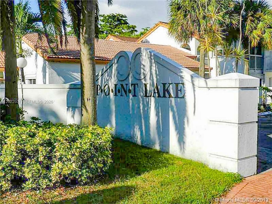 Exceptional opportunity in the heart of West Kendall! Welcome to Unit 106 at Point Lake Condo IX — a spacious 2BR/2BA ground-floor condo offering 880 sq ft of comfortable living with an EXCLUSIVE PRIVATE PATIO. This coveted outdoor space is only available to first-floor units, making it a rare find for families, pet owners, and investors.
The unit features updated kitchen cabinets & appliances, refreshed bathroom vanities, a washer/dryer replaced in 2023, and a brand-new central A/C (2023) — move-in ready and low-maintenance. Brand-new roofs were installed on all 5 buildings.
HOA: ~$356/mo | Community pool & party room.
Currently tenant-occupied (lease expiring July 2026) — perfect for investors seeking immediate cash flow ($2,200–$2,300/mo market rent) or first-time buyers targeting August 2026 move-in.
Located minutes from West Kendall Baptist Hospital, Zoo Miami, SR-821 Turnpike, and top-rated Miami-Dade schools. Cash or Conventional financing. All condo docs on hand. Don't miss this one — schedule your showing today!