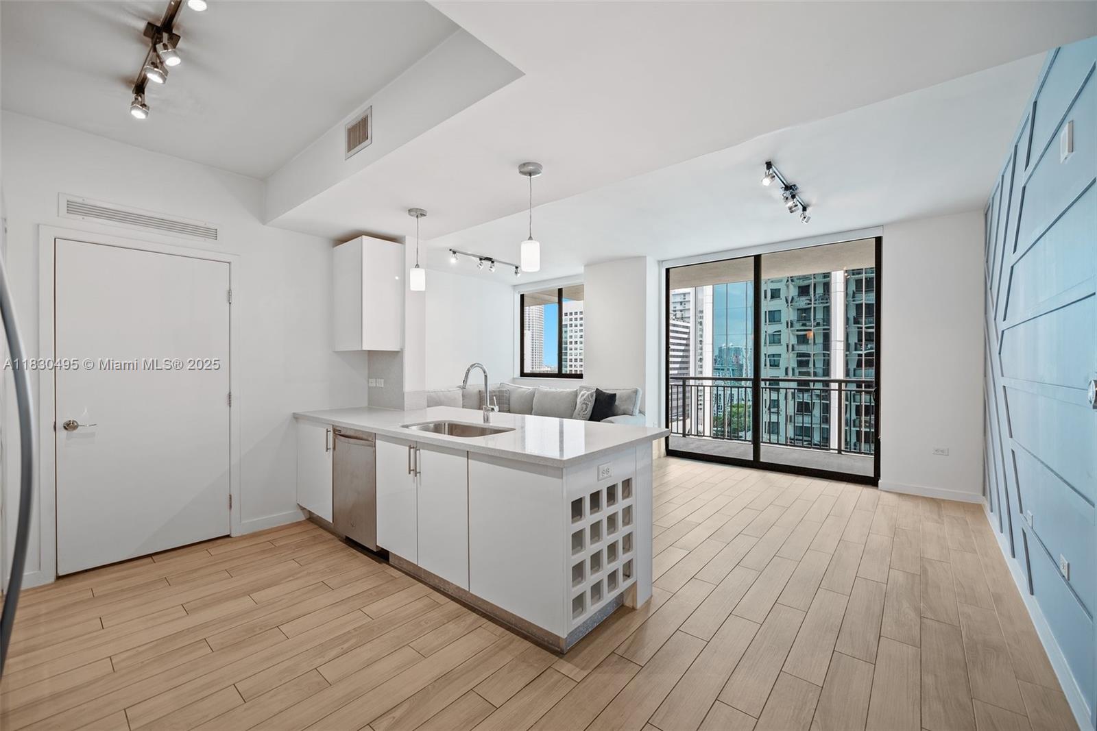 Discover vibrant city living at Nine at Mary Brickell Village, a full-service building with resort-style amenities. Relax on the 11th-floor deck featuring a pool, cabanas, gym, library, lounge, game room, kids play area, dog run, grilling and lounge pavilion, and 24-hour security. This 1-bedroom, 1-bath condo offers 914 sq ft with north-facing city views, tile floors, carpeted bedroom, spacious walk-in closet, and Whirlpool stainless steel appliances. One assigned parking space plus optional second for lease. Nine Mary Brickell Village is in a prime Brickell location near dining, shopping, transit, and The Underline. Easy to show!