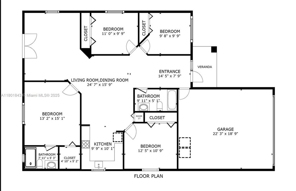 Photo of 2536 NW 15th St, Fort Lauderdale, FL 33311 (MLS # A11801843)