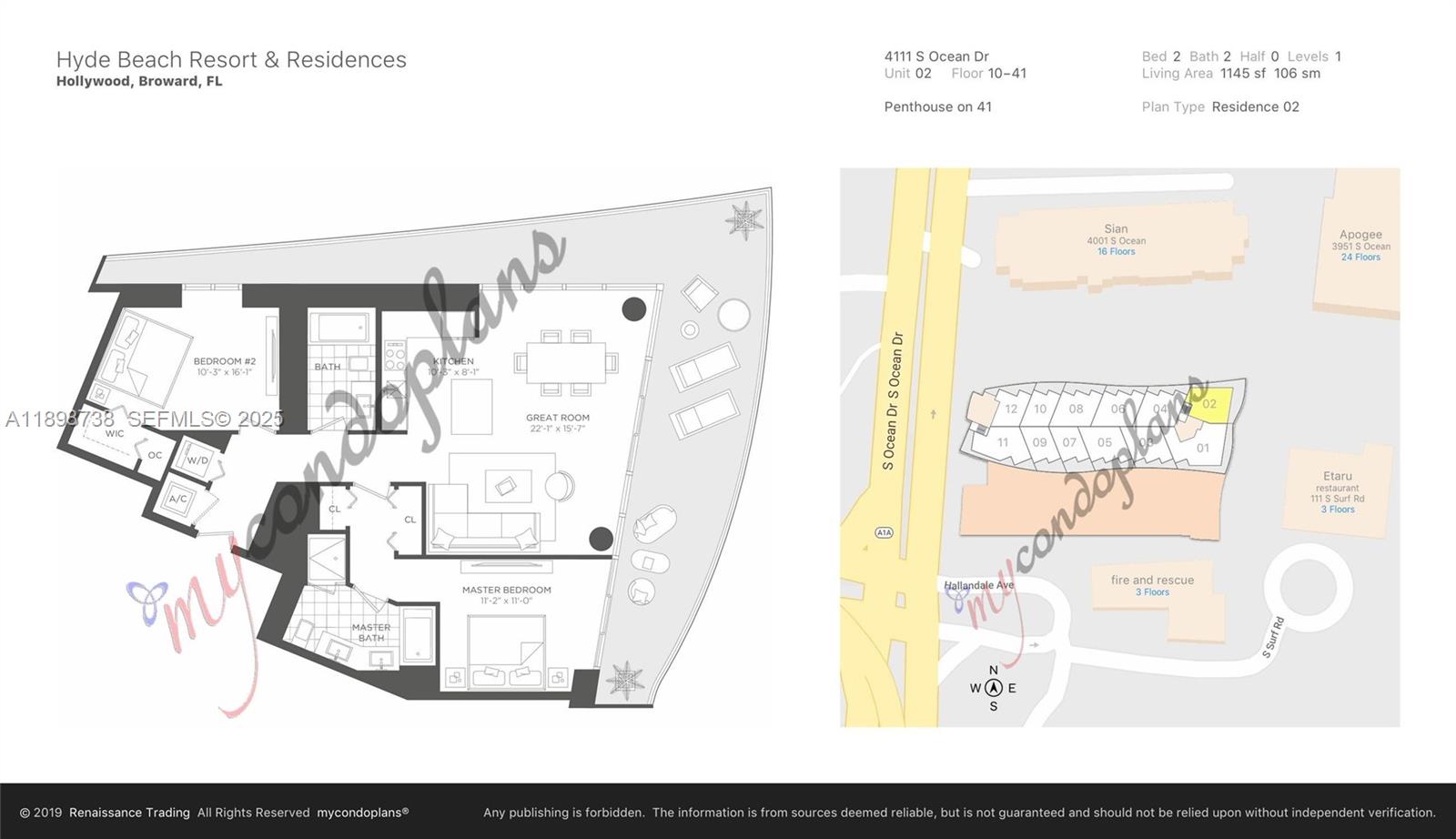 4111 SOUTH OCEAN DRIVE CO - Residential