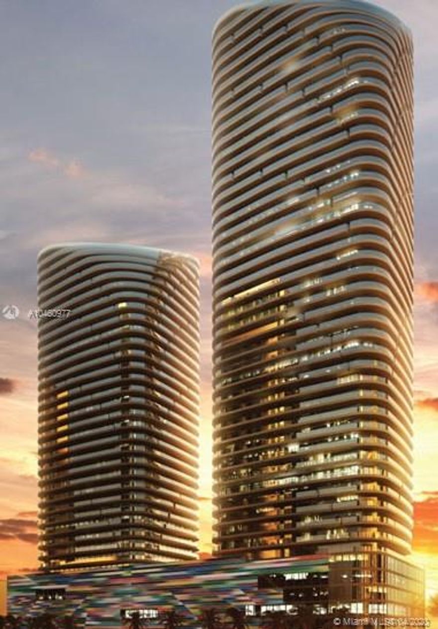 Best priced 2 bedroom unit in Brickell Heights. Unit finished with closets + windows treatment. Great City views!!!
