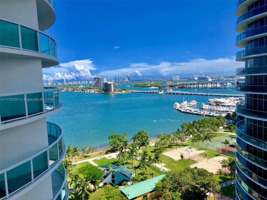 HUGE 1/1.5 W/1095 SQFT OF AC SPACE + 105 SQFT IN TERRACE.BAY & CITY VIEWS. VERY SPACIOUS LIVING/DINING W/OPEN KITCHEN. TOTALLY UPDATED.FULL SERVICE BUILDING. STATE OF THE ART GYM, POOL, SPA, VALET & SO MUCH MORE. INTERNET, CABLE,WATER & 1 PARKING INCLUDED IN RENT. WALK TO PARK, SHOPS, BANKS, PUBLIX ,CAFES ,NIGHTLIFE & PEOPLE MOVER. 5 MINUTES TO SOUTH BEACH, BRICKELL, DOWNTOWN, THE AAA, PAC, MIDTOWN, THE DESIGN DISTRICT, WYNWOOD AND ALL THAT IS HAPPENING IN THE NEW URBAN MIAMI. EASY ACCESS TO ALL MAJOR HIGHWAYS.