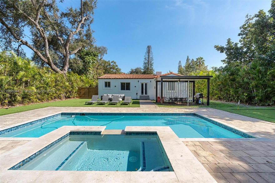 BRING US AN OFFER! Move in Ready home in the amazing neighborhood of Miami Shores. This home is equipped with a stunning pool and jacuzzi, and huge fenced private backyard. Perfect for entertainers or someone who enjoys tranquility and privacy. Located just 15 mins from the beach, airport, amazing schools. And is just walking distance from amazing dining and local shops. This is a 3 bed 2 bath home. The master has an en-suite bath with separate tub and shower. 

Also a short drive from Design District, Midtown, Wynwood, Miami innovation District, Downtown, and Brickell.