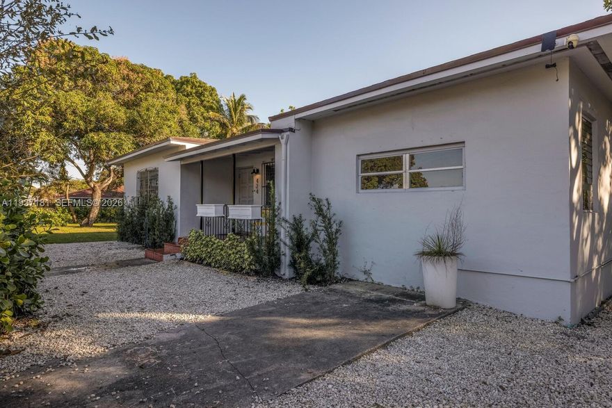 Set on an oversized corner lot in the rapidly evolving Upper West Buena Vista District, this property is all about location, flexibility, and future upside. Zoned T3-O duplex, it offers a rare opportunity for both end-users and developers to live now and build later.
The home has been recently remodeled and features laminate wood flooring, AC from 2023, and a refreshed kitchen and bathroom that keep things modern and move-in ready. Outside, a generous backyard creates space to entertain, expand, or reimagine entirely.
Gated parking accommodates two vehicles, with ample street parking for guests. A brand-new 2024 roof adds peace of mind.
Just minutes from the Design District, Wynwood, Midtown, Downtown, the Upper East Side, and the beaches, this is a rare chance to secure a foothold in one of Miami’s most promising neighborhoods — whether you’re thinking lifestyle, investment, or both.