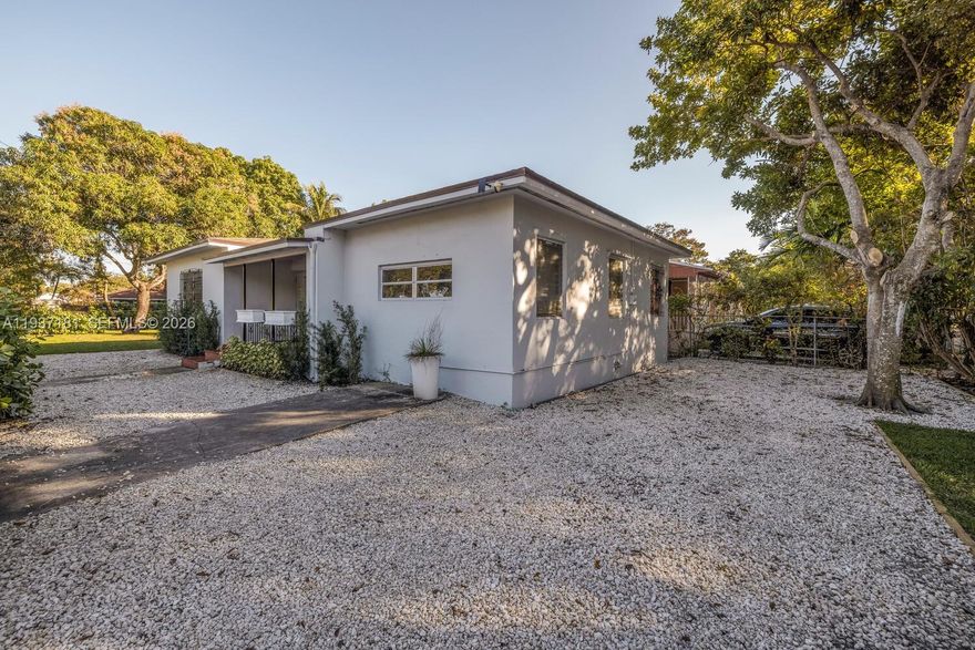 Set on an oversized corner lot in the rapidly evolving Upper West Buena Vista District, this property is all about location, flexibility, and future upside. Zoned T3-O duplex, it offers a rare opportunity for both end-users and developers to live now and build later.
The home has been recently remodeled and features laminate wood flooring, AC from 2023, and a refreshed kitchen and bathroom that keep things modern and move-in ready. Outside, a generous backyard creates space to entertain, expand, or reimagine entirely.
Gated parking accommodates two vehicles, with ample street parking for guests. A brand-new 2024 roof adds peace of mind.
Just minutes from the Design District, Wynwood, Midtown, Downtown, the Upper East Side, and the beaches, this is a rare chance to secure a foothold in one of Miami’s most promising neighborhoods — whether you’re thinking lifestyle, investment, or both.