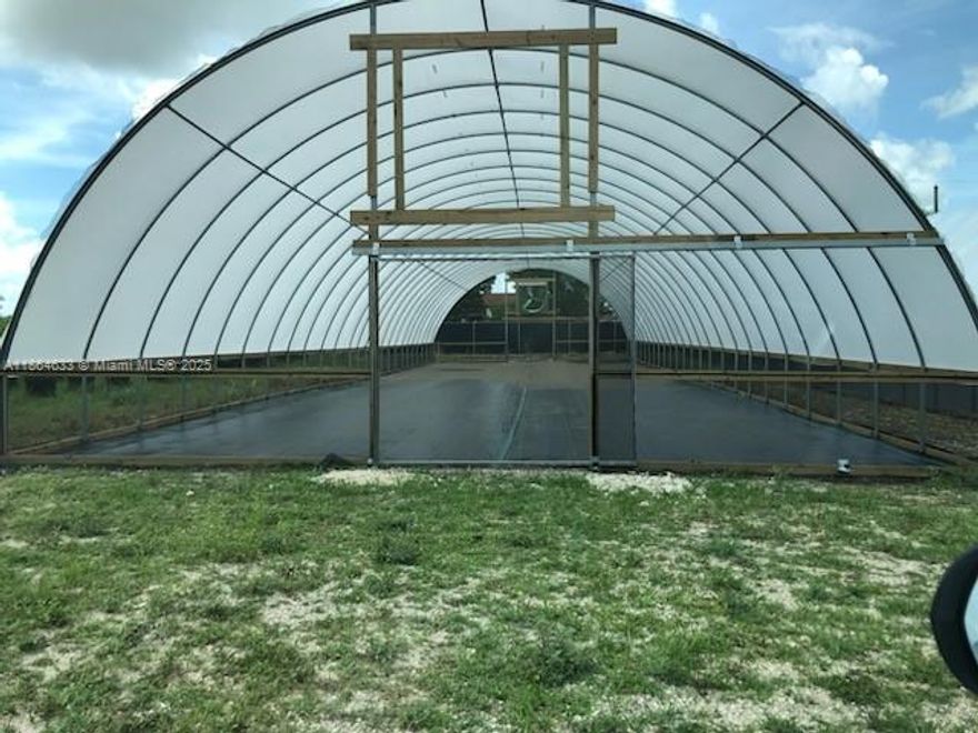 FOR RENT ONLY, 2 acre +, Property is fully fenced, has 3 gates for easy access, has lots of potential for growing business, small plant nursery in place, or any other agricultural friendly business,  rent includes 2 large green house perfect to use as an indoor plant nursery or for beginning stages for small plants or any other agricultural use, property offers a platform for your business dreams. Blocks away from Krome, By Brothers, Tinez Farms, Eureka drive and much more. Property has its own electricity meters, Electricity is not included in rent, has water.  Great property with mayor potential.