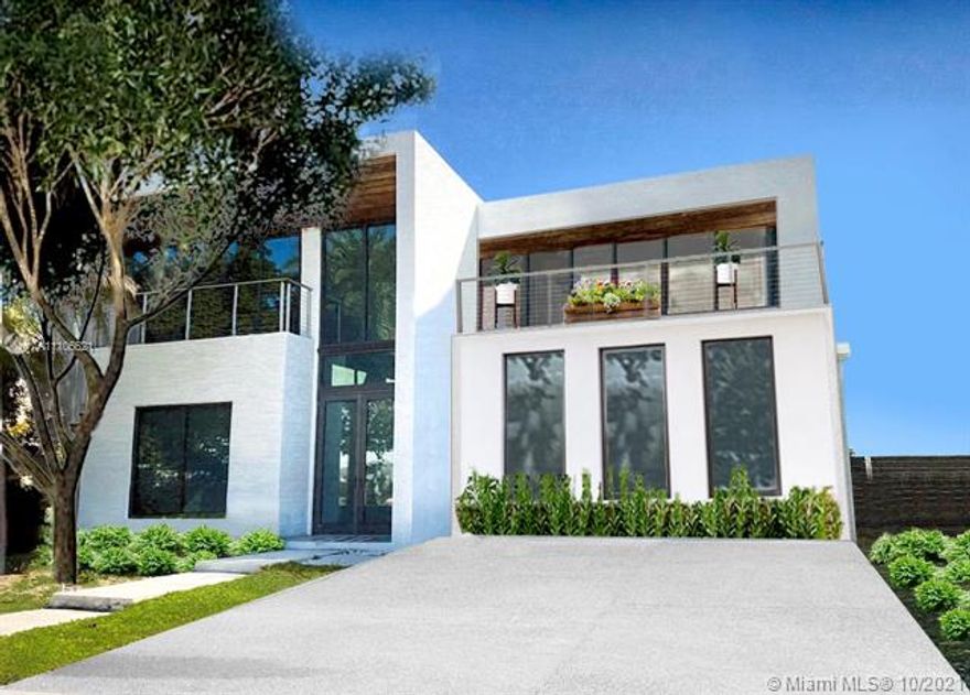 DEVELOPMENT OPPORTUNITY Large lot in excellent location with plans for development of beautiful, 4,000 sq. ft. Modern home with 746 sq. ft. guest house and 2 car garage. The development site is located  a few blocks west of Biscayne Blvd near the MIMO district, The Cushman School, Miami’s Design District, Midtown, Wynwood, Miami Beach, and Magic City Innovation District.
