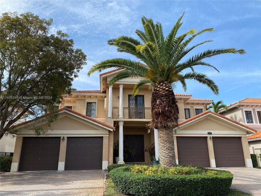 We are in a multiple offer situation, with a deadline of 1/31/2024 to submit your offer! Great opportunity in gated Cutler Cay community!! Large 2-story lakefront pool home ready for you to make it over in your own style. Attached 2-car garage on one side and an attached 1-car garage with laundry room and large storage room on the other. tiled living areas and carpet in the bedrooms, granite countertops. One bedroom and a full bath downstairs, huge master suite and three more bedrooms and 2 bathrooms upstairs. In-ground pool and spa! Patio and driveway pavers. Dual zone central a/c. Sprinkler system. Sold strictly as-is and with all faults.