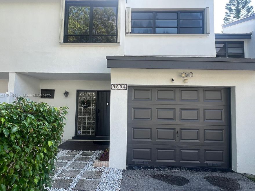 Beautiful townhouse in a central location in Plantation. Full Accordion Shutters. Spacious rooms with high ceilings at the entrance. Renovated half bath on the first floor. Ample dining/living room area. Gorgeous Kitchen with wood cabinets, quartz countertops, and stainless steel appliances. The second-floor master bedroom features newer laminate floors & a huge walk-in closet. The master bedroom bathroom has also been renovated. The washer and dryer are also located on the second floor. The rest of the bedrooms are of a good size, and the second bathroom has also been renovated. The patio has a beautiful view of the lake. It has a canopy installed, which is perfect for entertaining. This property is centrally located close to major roads, hospital, restaurants, shopping, and so much more!