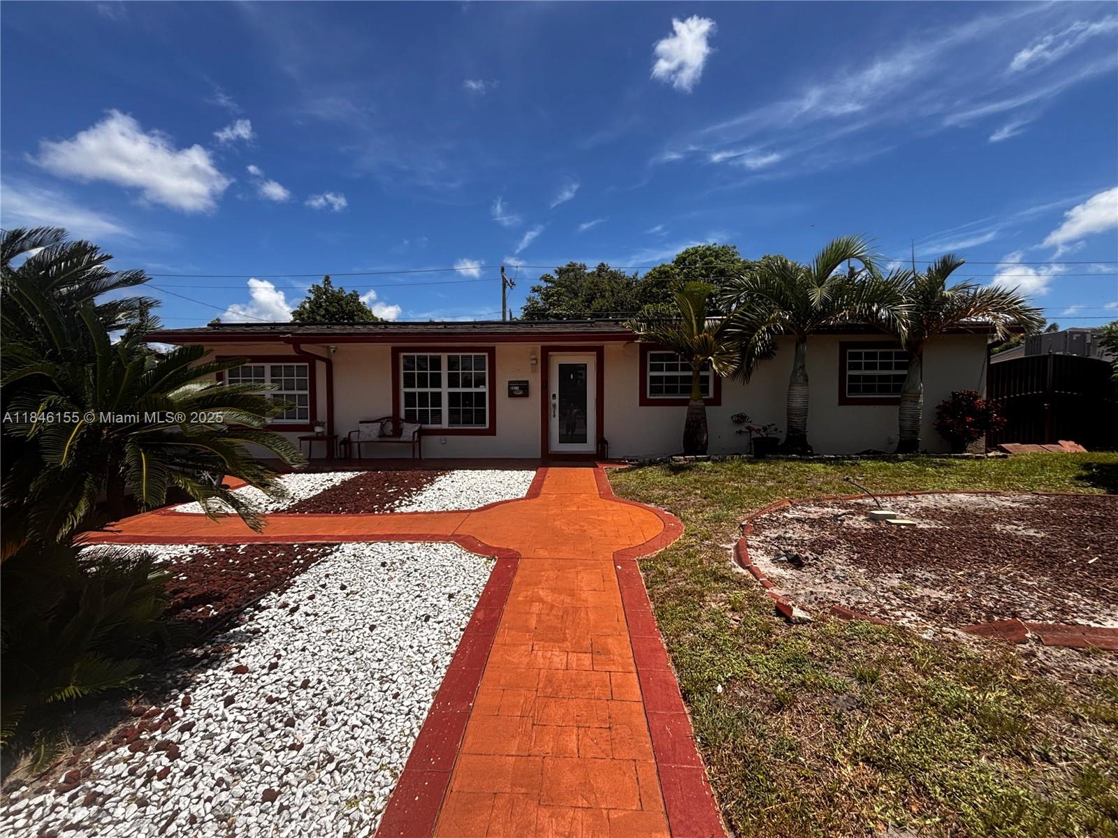 This beautiful 3 bedroom, 2 bathroom home is in a quiet neighborhood yet conveniently located close to highways, shopping, schools, and transportation. L-shape living/dining combination, plus an enclosed Florida room with its own a/c unit. Porcelain floors throughout as well as wall accents. Beautiful kitchen with wood cabinets and granite countertops. Eat in kitchen plus snack counter. Laundry room with full sized washer and dryer. On demand water heater. All appliances stay with the house. Plenty of parking in the driveway and room for boat/RV. Huge open patio & pool area great for entertaining. Outdoor counter/bar and a barbeque. Shed for extra storage. Lawn care and pool maintenance is included in the rent. Landlord will consider two months up front with good income/credit/references.
