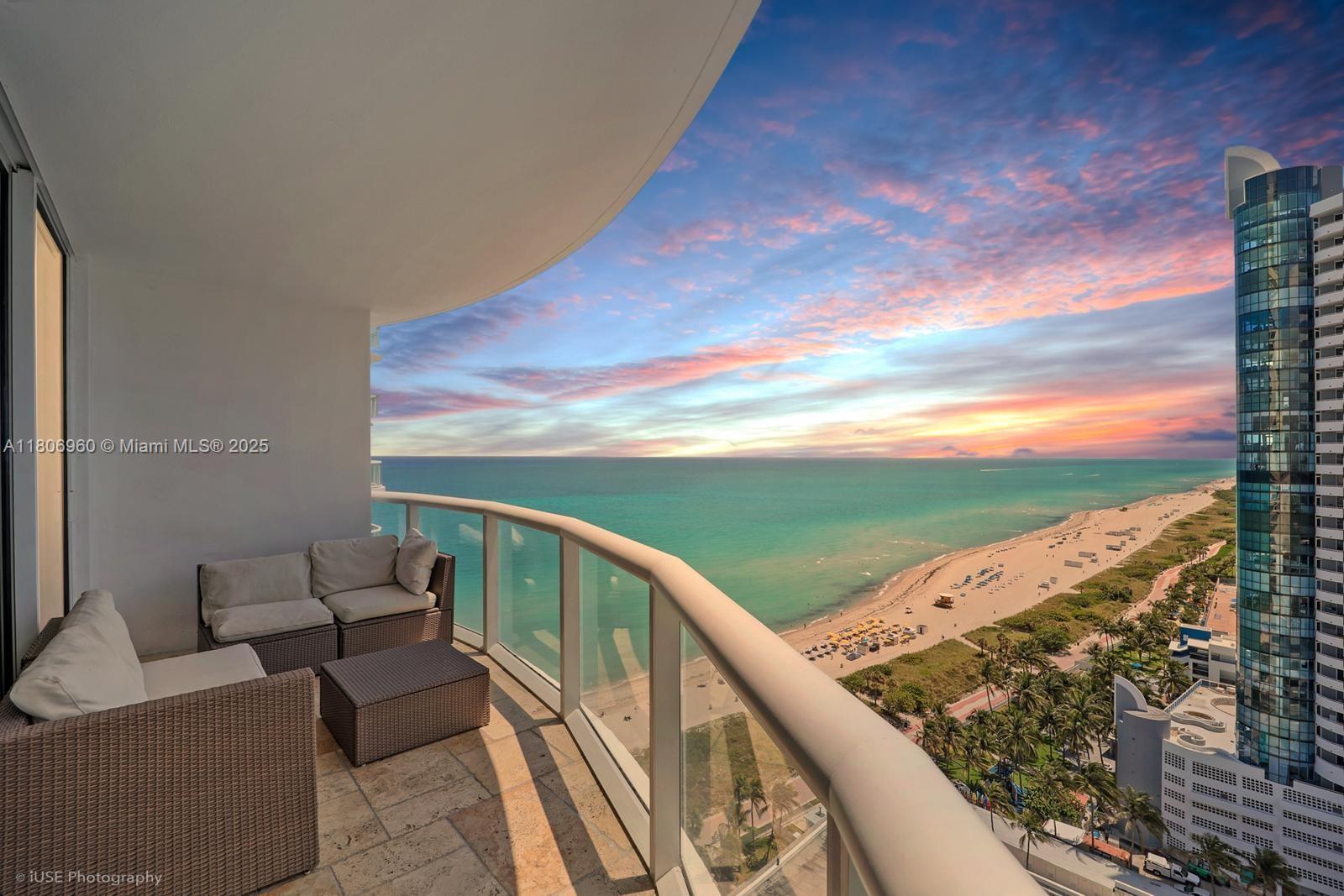 Rental Property at 6365 Collins Ave 2206, Miami Beach, Miami-Dade County, Florida - Bedrooms: 1 
Bathrooms: 2  - $4,800 MO.