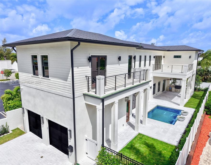 Experience the best of South Florida living in this stunning new construction home completed in 2025, located on one of SoSo’s most sought-after streets. Just a short walk to the Intracoastal Waterway and some of the finest dining Palm Beach has to offer. This home features 13 ft ceilings and an open-concept layout with 4 bedrooms, 3.5 baths, in 3,104 sqft of living space under air. The primary suite is a true retreat, complete with a spacious spa-like bath, grand walk-in closet, and quartz rain shower. Enjoy seamless entertaining in the expansive outdoor area with an outdoor kitchen and heated pool. This is a rare opportunity to own a beautifully designed, new construction home in one of West Palm Beach’s most desirable neighborhoods.
