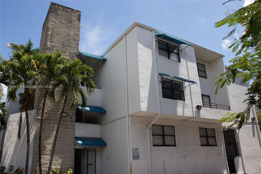 Kitchen remodeled, granite countertops, wood floor, stainless steel appliances, secured parking.  No W/D in unit.  First floor unit. One block from Metro-Rail station. Near I95 and 836. 
Walking distance to Health District / Civic Center.  Within Spring Garden, one of Miami’s oldest neighborhoods with direct access to Wynwood. 20-minutes from South Beach.  Cash offers only accompanied by proof of funds.  No appraisal contingency. Current month to month tenant.