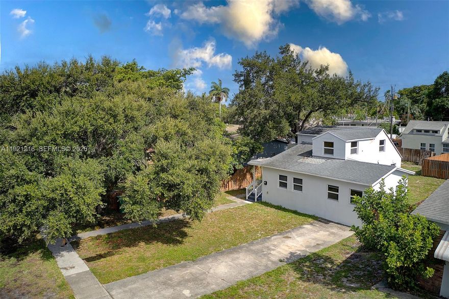 Welcome to your impeccably clean, and beautifully remodeled single house. NO ANY HOA. Don’t miss the chance to make this stunning property your new home! Hurricane Impact Windows.This home offers an excellent combination of functionality and location! Fully Remodeled single house with rare to find option of mother-in law second floor unit (1 BEDROOM UNIT) with central A/C, full bathroom and kitchen. Spacious kitchen with quartz countertops, stainless steel appliances, spacious den with 4 impact windows can be easily converted to a third bedroom. Nice and quiet dead-end street. In the heart of Dania Beach, 5 min drive to Dania Point, FFL international Airport.WASHER&DRYER. NEXT TO US1. LARGE FENCED BACKYARD WITH PLENTY OF ROOM FOR A POOL. RAPIDLY GROWING DANIA BEACH.TENANT OCCUPIED.