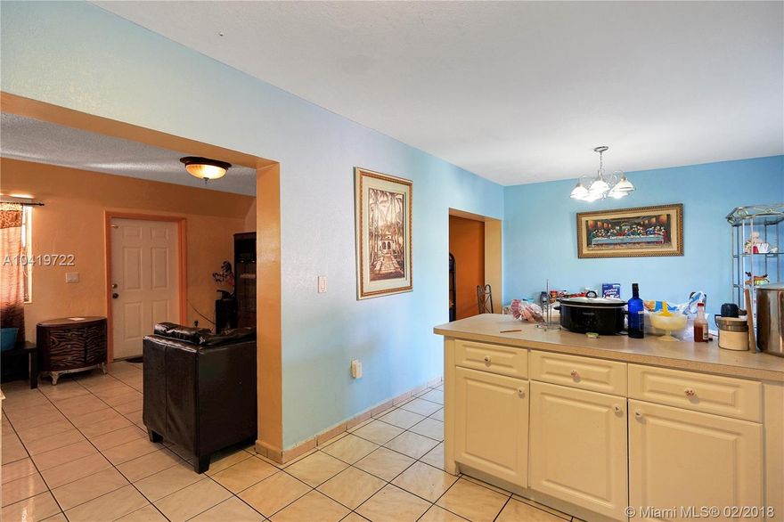 Land for sale along (and only) with the home 4/3 and 8,272 s/f lot located right in front of it, folio # 34-2117-0650, making an incredible 22,488 s/f lot. Call now!