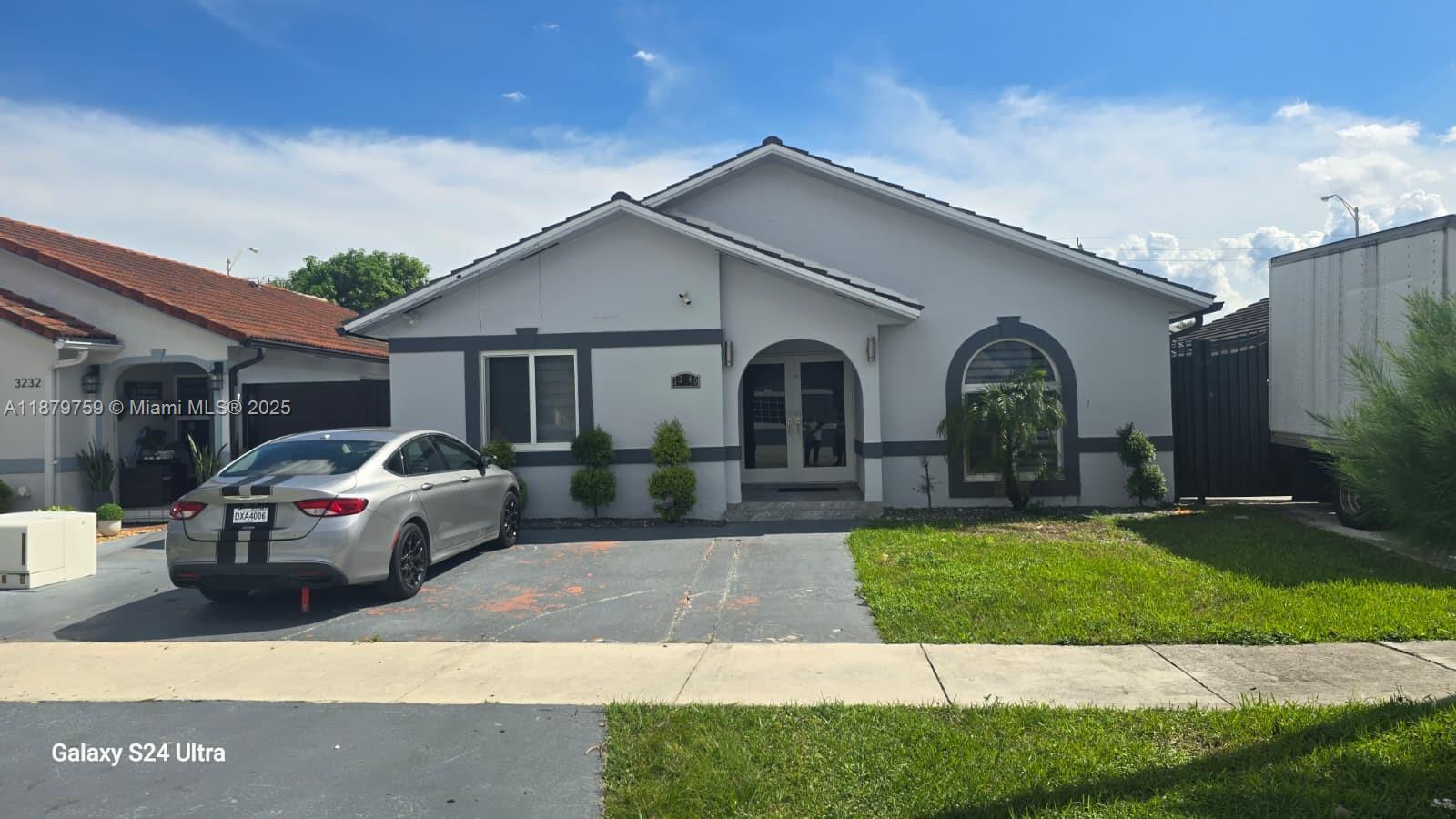 This 3 Bedroom,/2, Best location in Hialeah! Close to everything, great schools, shopping centers, supermarkets etc. Short distance to major highways like Turnpike, I75, Palmetto Expressway, and Highway SR 25/US 27. This 3 bedroom 2 Bathroom, remodeled. Has a very nice kitchen, tile floors ,Great room, Impact windows, & ample parking space. Covered backyard with a built in kitchen with gas stove and sink and bar for entertainment and side yard has plenty of room. Brand new roof installed in September 2025 A/C and Water Heater 6 years old. This home won't last. Please call for more information and appointments.