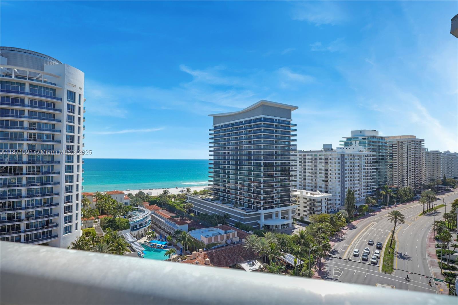 Unique condo with ocean views and intracoastal views. Floor-to-ceiling windows fill the home with natural light with sleek new tile flooring and updated kitchen. The east-facing balcony is perfect for enjoying breathtaking sunrises over the ocean. The west-facing balcony provide mesmerizing views of the Intracoastal & Miami skyline as the sun sets. The Grandview offers resort-style amenities, inc pool, hot tub, sauna, fitness center, social room, 24/7 concierge & security services. Beach access across the street and valet service ensures convenience. Schedule your private tour today!