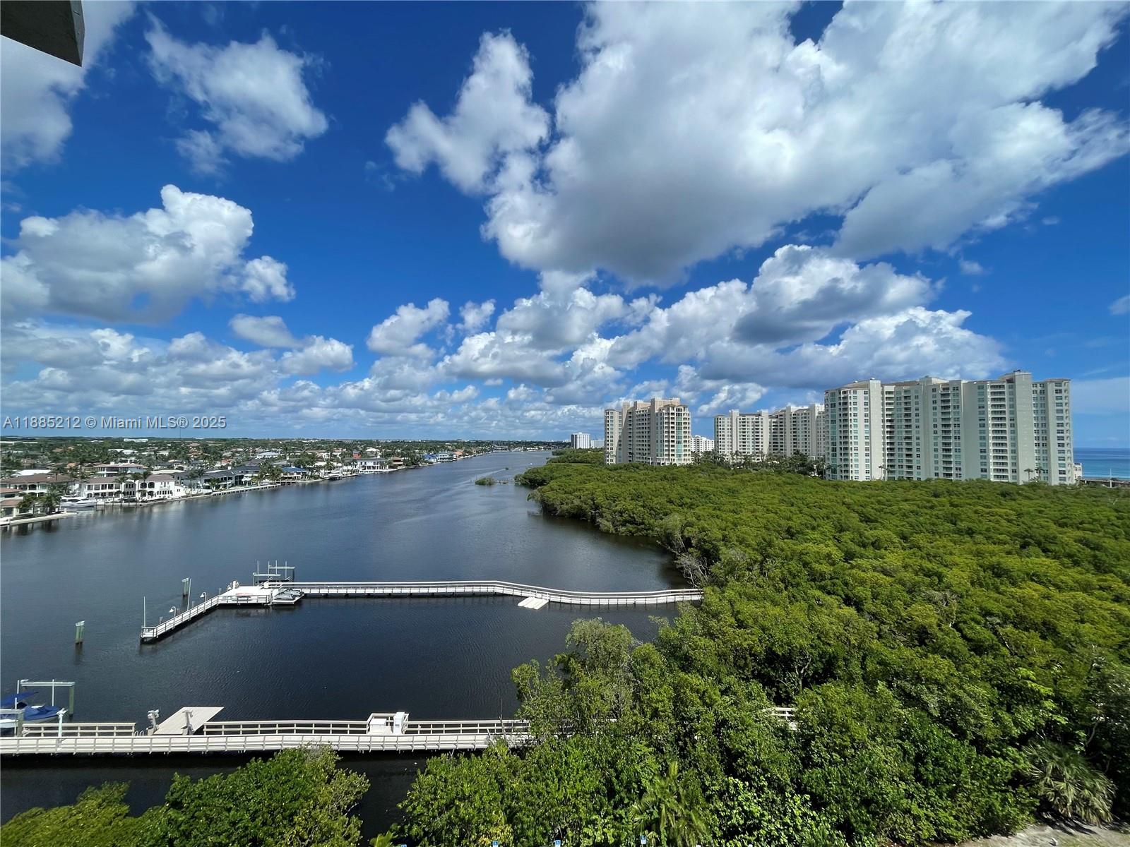 Spacious 2 bedrooms, 2 bathroom condo offering spectacular ocean, intracoastal, and lush garden views, located in a highly desirable waterfront building that combines comfort, elegance, and resort style amenities. This residence features a well-designed layout with abundant natural light throughout, creating a bright and inviting atmosphere. The property stand out for its exclusive private beach and an assigned boat slip , providing a rare opportunity for boating enthusiasts to enjoy direct water access. Amenities include tennis and pickleball courts, gym, barbecue areas, two swimming pools, and party room, making it ideal for both relaxation and recreation. Perfectly situated near shopping centers, dining, and entertainment options.This condo is ideal as vacation or primary home.