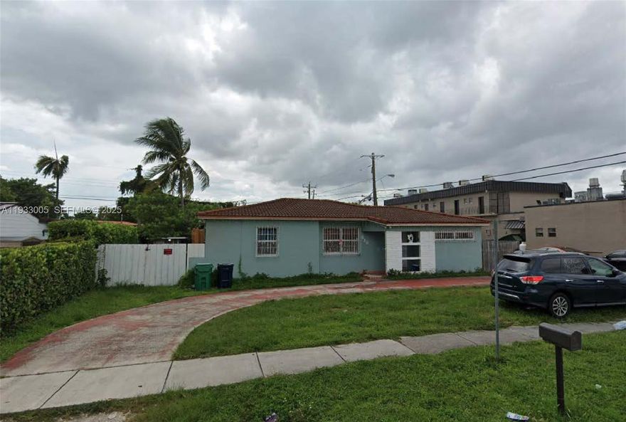 Excellent fix-and-flip investment opportunity on a desirable corner lot. This 2-bedroom, 1-bath home offers 1,485 SF under AC on a 7,000 SF (0.16-acre) lot, providing ample space and strong upside potential. Ideally located just 10 minutes from Miami International Airport with direct access to SR-41 (Tamiami Trail) and SR-826, making it highly convenient and accessible.

The property is a blank canvas for renovation. Needed repairs include a new roof, kitchen, landscaping, flooring, and full interior updates. The home sits on a concrete slab, and plumbing will need to be replaced with PVC. Perfect opportunity for investors seeking value-add potential in a well-connected location.