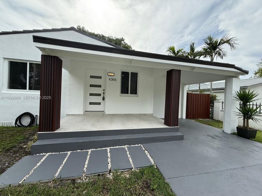 Welcome to this beautifully remodeled two-bedroom, two-bath home. Perfectly situated in prime area. This property is amazing, it features brand new tile roof, new kitchen with elegant white quartz countertops and all-new stainless steel appliances, new bathrooms with frameless shower glass, new air conditioning, fresh painted and much more to mention here! Enjoy outdoor living with a great yard space! Hurry up and make your appointment today!