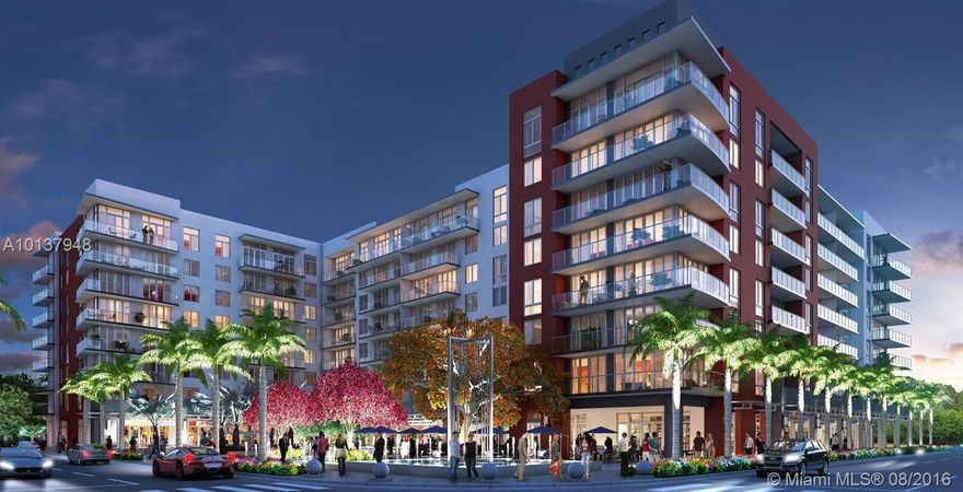 Large 1 bed / 2 baths with a Den  1 assigned parking spaces, 9' celling's with a balcony area of  98 square footage. Located in the heart of Doral surround by high-end residential housing! Brand new unit with porcelain tiles, floor to ceiling windows, high-end kitchen / cabinets imported from Spain. Bosch appliances, washer / dryer /cable / internet, and WIFI in common areas and smart technology included. Ready to move in. The community will have restaurants and retail. Small pets are allowed.