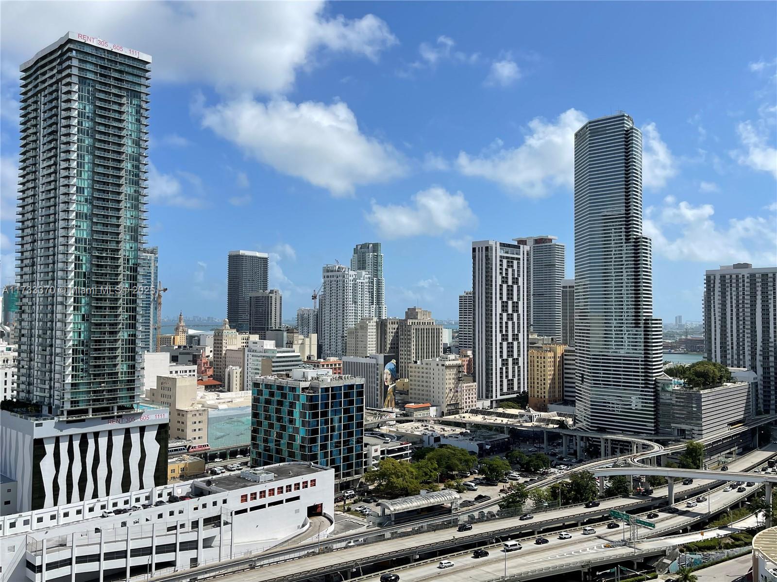 Rental Property at 90 Sw 3rd St 2505, Miami, Broward County, Florida - Bedrooms: 1 
Bathrooms: 1  - $2,800 MO.