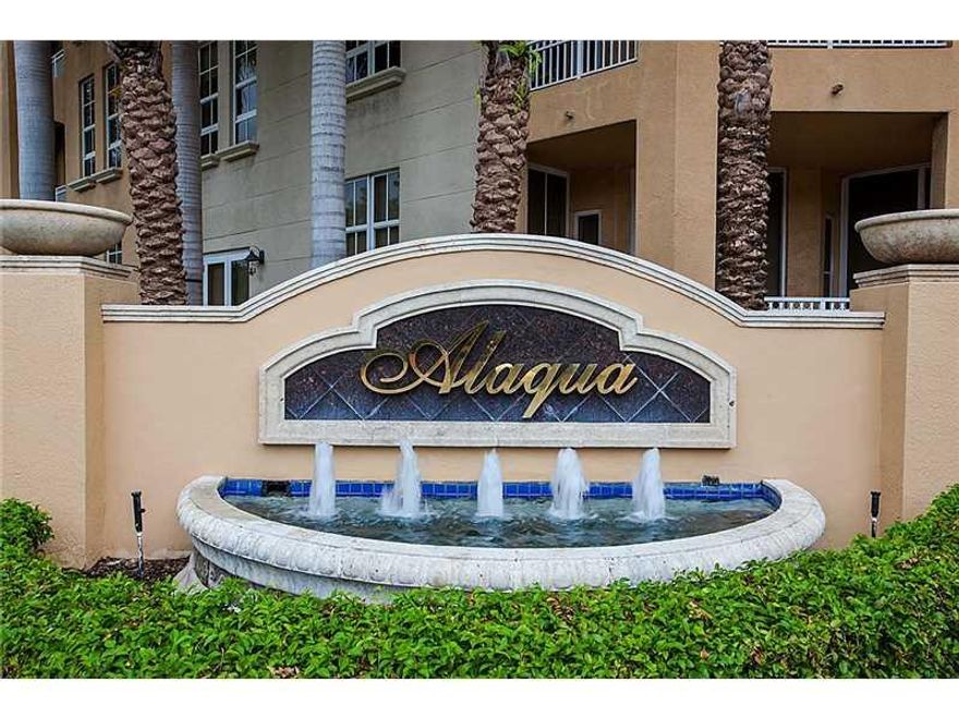 Highly upgraded split BR floorplan, including 24" porcelain tile flooring & crown molding throughout, upgraded marble in both bathrooms, 10' ceilings, Hunter Douglas shades, 2 terraces both finished w/ porcelain tile, very private & quiet side of building  w/ tropical views. Both BR's have walk in closets (master has 3!), dining area plus breakfast area off kitchen. 2 parking spaces! Resort-like waterfront, guard gated complex w/ beautiful amenities (pool, gym, clubhouse, BBQ,dock avail., boardwalk, etc.)