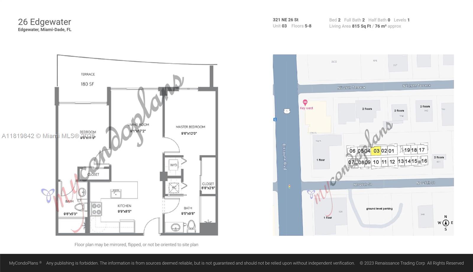 26 EDGEWATER CONDO - Residential Lease