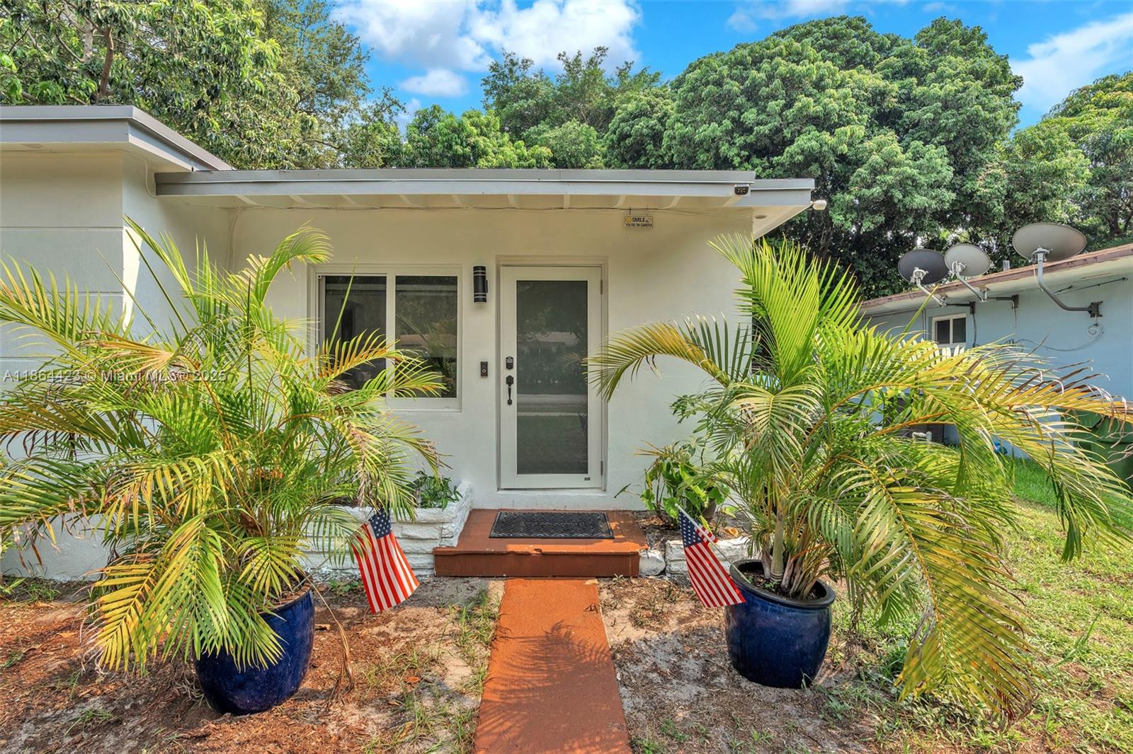 Charming and updated 2-bedroom, 1-bath single-family home in North Miami. This cozy 750 sq. ft. residence features a remodeled interior, spacious fenced backyard, Jacuzzi, storage shed, and outdoor laundry room. Enjoy plenty of parking and fruit trees, including mango and avocado. Conveniently located just minutes from I-95, Barry University, top schools, shopping, dining, and more. Available for 6-month or 1-year lease. Ready to move in!
