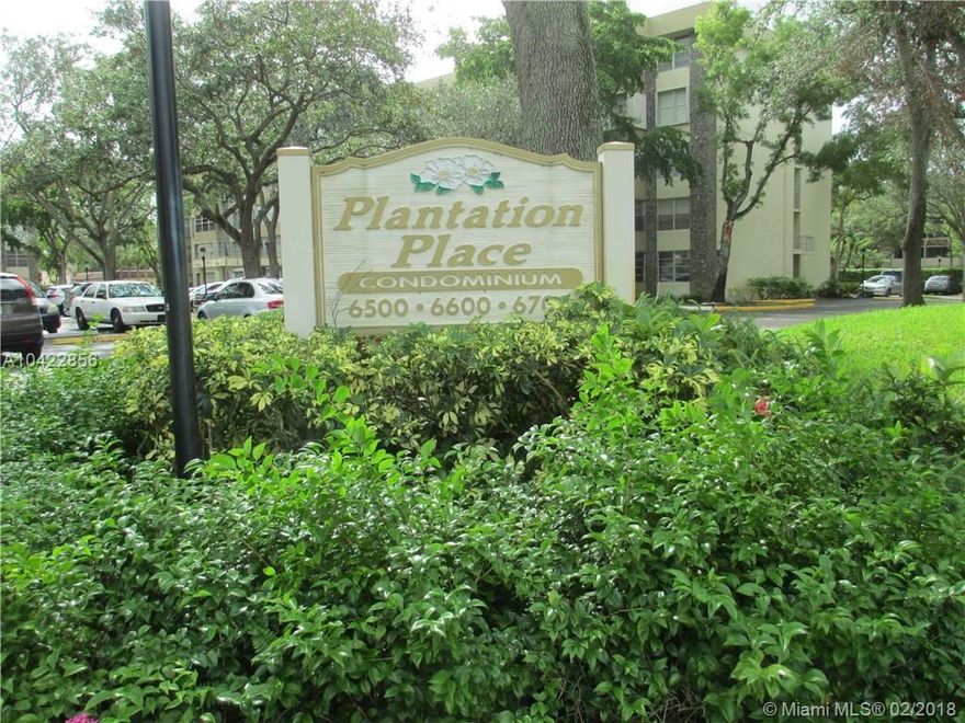 COMING SOON! ALL UPDATES COMPLETE BY 2/28/18! 2 BR/2 BA PLANTATION PLACE CONDO. LOCATED IN THE HEART OF PLANTATION. CLOSE TO SHOPPING. NEW KITCHEN! DESIRABLE CONDO WON'T LAST!