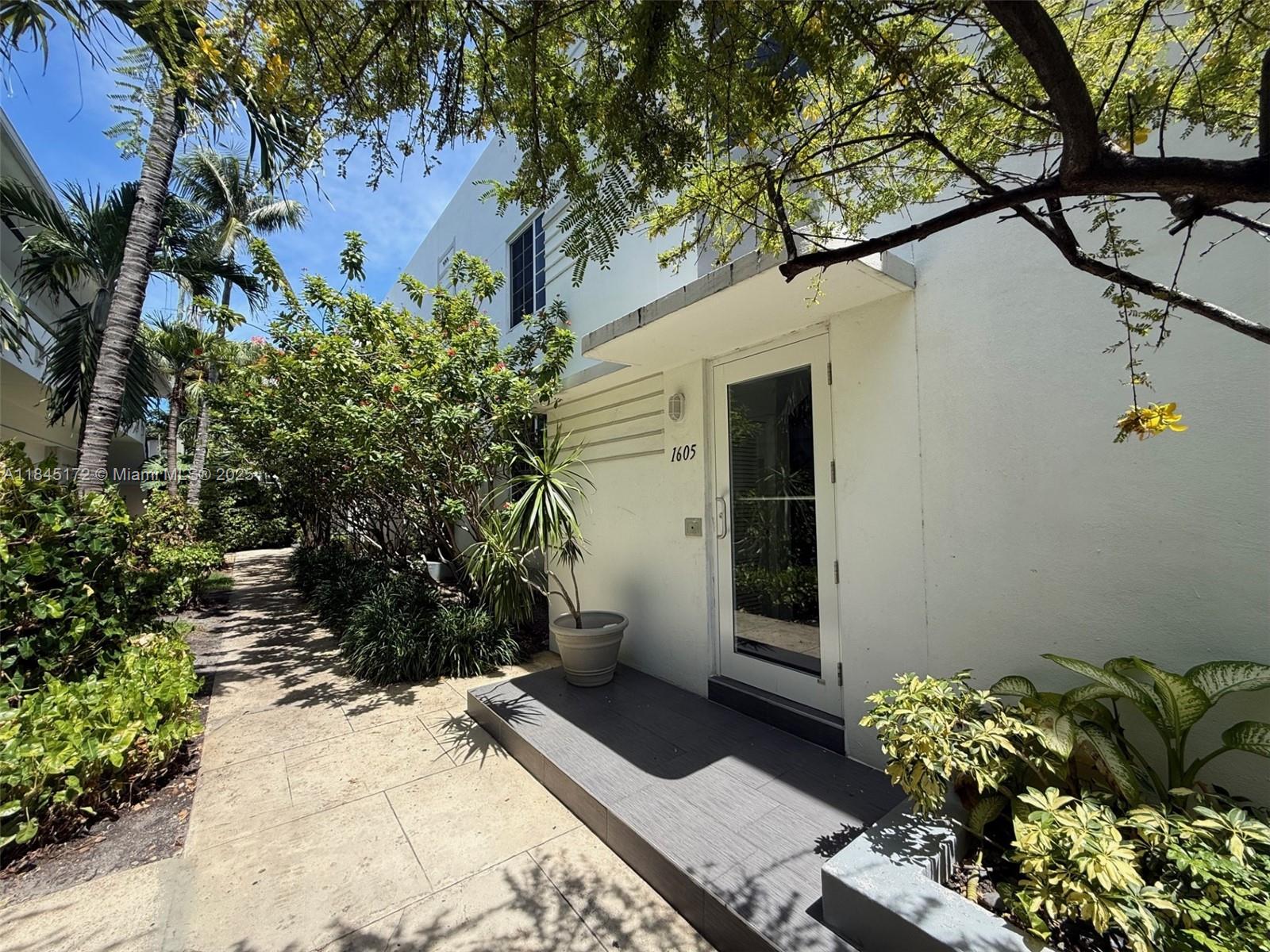 This property features unique architecture by L. Murray Dixon, one of the most prolific architects practicing in Miami Beach in the late 30’s and early 40’s. This 1-bedroom apartment is on the second floor and original hardwood flooring throughout the unit and abundant natural light. It includes recently upgraded storm doors and windows. This apartment offers a private balcony space that faces West.
Depot 16 amenities include laundry on-site. Water and trash included in the rent, gated controlled access entry into the property with residential street parking available in the area. The property is pet friendly with weight limits and additional fees