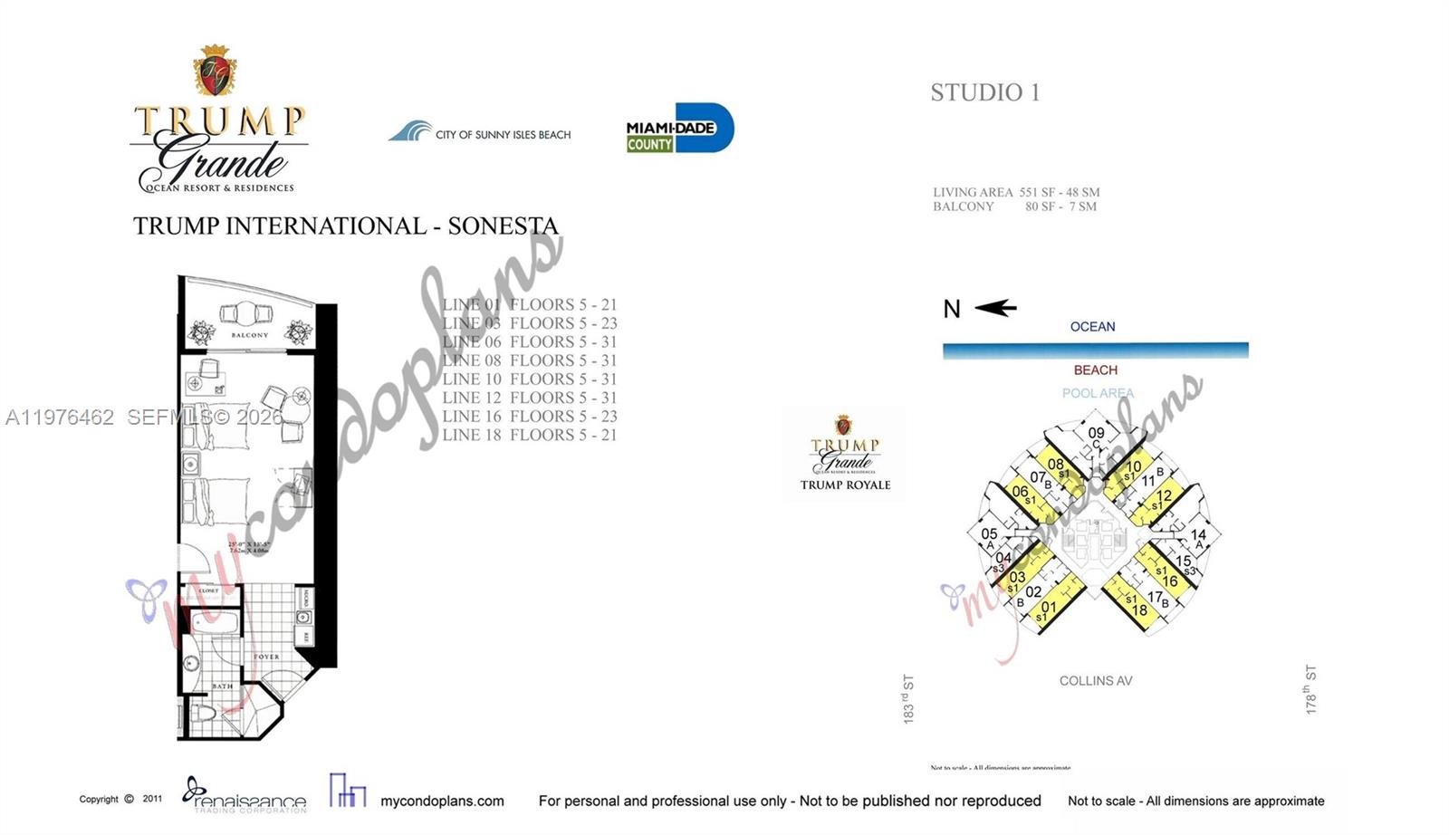 TRUMP INTERNATIONAL SONES - Residential