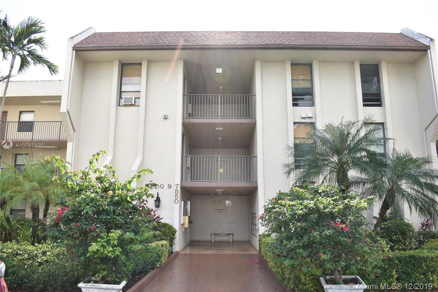 Third floor unit in elevator building located near shops, restaurants and public transportation.  Unit features a split floor plan with tons of storage and a very pretty view through the very large windows to the Colony West Golf Club in Tamarac.  All the floors are tiled and the unit has substantial renovations such as a newer a/c .  A washer dryer hookup is available inside the unit, but each floor also has a laundry room.  Maintenance includes HD cable and high speed internet!  A buyer will have the opportunity to change some things to their taste, however the substantial items have already been taken care of.  Total maintenance is $370 per month.  Easy to show!
