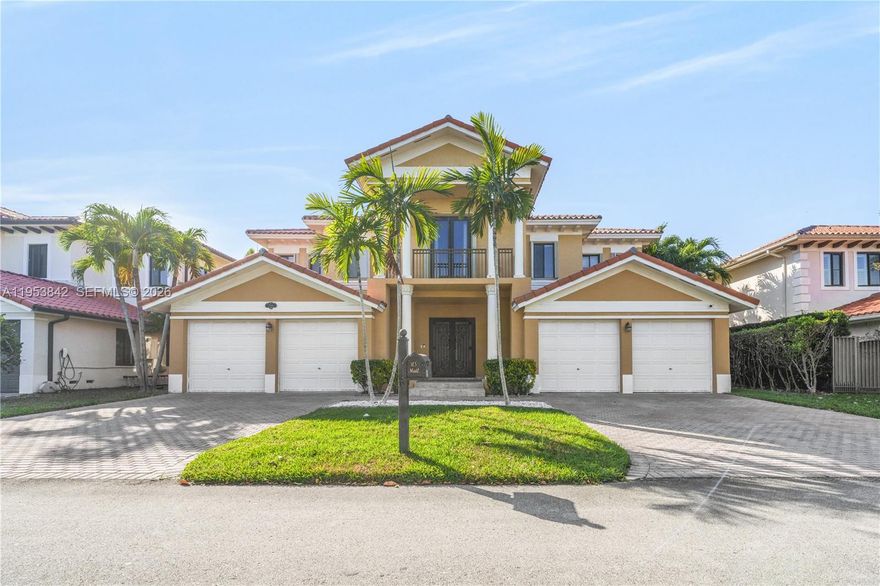 Beautiful Florence model with 5 bedrooms, 4 bathrooms including 1 bedroom on the first floor. Perfect home for a large family. This home offers 4,717sqft of true living space. This expansive home is thoughtfully designed to accommodate both elegant entertaining and comfortable everyday living. This home has a formal living room, separate formal dining room plus and expansive open concept space family room and gourmet eat in kitchen. 
The Primary suite is a true retreat, offering generous proportion, custom walk-in closets, luxury ensuite bath and a private balcony to enjoy and relax. All bedroom's upstairs are spacious with custom closets, full bathroom and 1 has a Jack Jill bath. The bedroom on the 1st floor is spacious and has a shared full bath with a shower. This home also has a full 3 car garage and storage. Enjoy the covered terrace and there is room for a pool.
Cutler Cay is true Luxury with a beautiful clubhouse, a full gym, heated pool, jacuzzi, basketball court, tennis and pickleball. The community offers many social activities for everyone in the family plus security for this gated community. Your HOA fee also includes high speed internet, cable TV, ADT alarm and monitoring. In addition, many social events for the entire family. Great community to meet your neighbors at regularly held happy hours where food is provided and neighbors share a drink or 2. There are also many family holiday events, and activities. You will truly enjoy living here as much as I do.