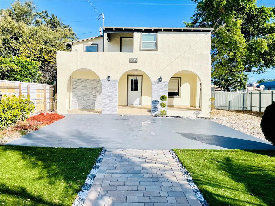 Charming, freshly updated single-family villa in Miami’s vibrant neighborhood. Beautifully modernized home, offering a perfect blend of comfort, convenience, and style. Featuring 3  bedrooms, 2 full baths, and a bonus den with its own private bath. The open kitchen boasts all-new appliances, perfect for preparing meals and entertaining. The home also includes a large walk-in closet, a new AC, and brand new washer and dryer. Step outside to relax on the large front porch or enjoy the privacy of the fenced patio. Overlooking the iconic and picturesque Miami Senior High School, this property is located close to downtown Miami, Brickell, and Calle Ocho. Plenty of driveway parking, gated area.