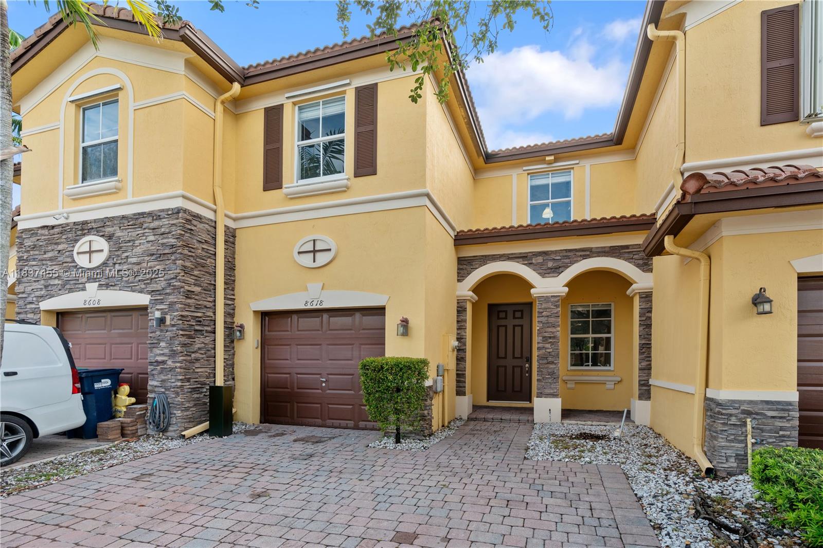 Don't miss the opportunity to rent a waterfront townhouse with 3 Bedrooms, 2.5 Bathrooms and a Car Garage converted in a office with A/C in a quiet gated community in Doral. This well-maintained property features granite countertops, wood cabinets and stainless steel appliances, porcelain floors on the first floor and laminate wood floors on the second floor (No carpet). Full size Washer and Dryer. Master bedroom with lake view and spacious walk-in closets. Spacious private patio for BBQ and relaxing while enjoying the lake view.
Great location, walking distance to A+ schools, next to the Rolando Espinosa Elementary School. and easy access to all main highways.
