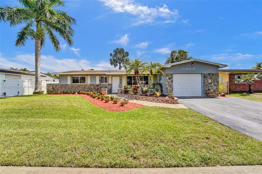 LOWEST PRICE IN PEMBROKE LAKES! TURN-KEY READY HOME! NO HOA! THIS 3 BED, 2 BATH IS IMPECCABLE & UPDATED THRUOUT. FEATURES INCLUDE A SPACIOUS KITCHEN W/GAS RANGE & RECESSED LIGHTING, A SPACIOUS PRIMARY BEDROOM W/ CUSTOM CLOSET & COMPLETELY RENOVATED  BATHROOM! MAGNIFICENT FAMILY ROOM LEADS OUT TO THE SCREENED-IN PATIO, FOR BBQ'S & ENTERTAINING. FULLY FENCED-IN YARD, BIG ENOUGH FOR A POOL & GAMES. HUGE FRONT YARD, BEAUTIFULLY LANDSCAPED W/COVERED PORCH TO RELAX. HUGE, 1 1/2 CAR GARAGE. ACCORDIAN HURRICANE SHUTTERS THRUOUT FOR STORM PROTECTION. SITUATED ON A QUIET CUL DE SAC, AROUND THE CORNER FROM TOP-RATED PEMBROKE LAKES ELEMENTARY SCHOOL & PUBLIX. CLOSE TO PARKS, RESTAURANTS, WORLD-CLASS SHOPPING & HOSPITALS. 1 BLOCK FROM GOLF & TENNIS CLUB! 20 MIN TO BEACHES!