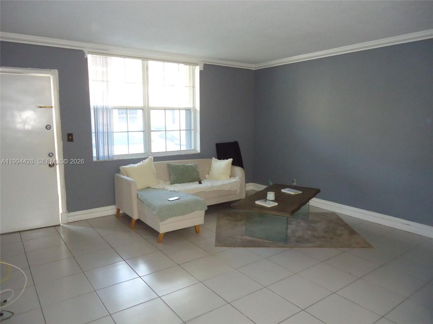 Spacious and bright 1 bedroom, 1 bath in the heart of North Bay Village! Perfectly located between Miami Beach and the mainland, just minutes from the beach and major highways. Walking distance to the supermarket, shops and restaurants. Secure building with pool, laundry facilities and parking.