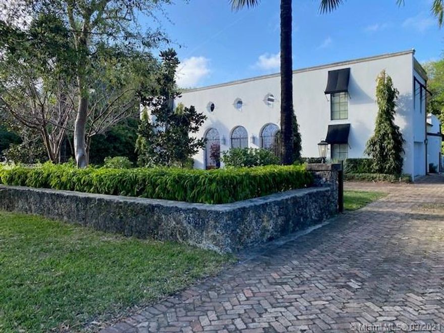 PRIME NORTH PINECREST ONE-STORY MEDITERRANEAN HOME WITH 2 STORY COURTYARD ENTRANCE LEADING INTO 1939 VAULTED CEILING LIVING AREA BLENDING INTO 2015 CONSTRUCTION.THIS OPEN FLOOR PLAN HOME HAS INCREDIBLY HIGH CEILINGS THROUGHOUT. BOASTING 7 BEDROOMS, 8 FULL BATHROOMS, WALK IN CLOSETS, SPACIOUS EAT-IN KITCHEN WITH CARRARA MARBLE COUNTER TOPS. OUTDOOR GAZEBO PAVILLION WITH PLENTY OF STORAGE. ARTIFICIAL TURF SURROUNDING THE POOL, PERFECT FOR YEAR- ROUND FESTIVITIES. THE HOUSE HAS 2 GARAGE APARTMENTS WITH EXTERIOR STAIRCASES PERFECT FOR IN-LAWS/GUESTS. DRIVEWAY HAS PLENTY OF PARKING.