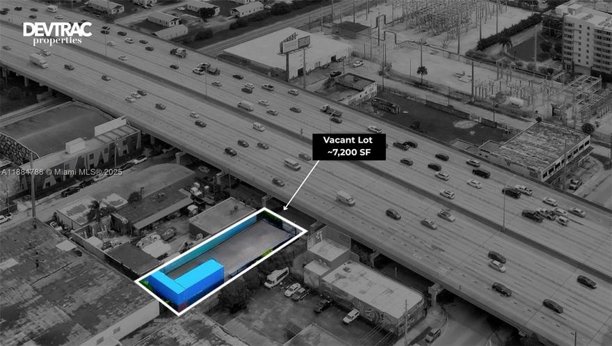 Versatile 7,200 SF land lot at 7136 Northwest 5th Court, Miami, FL, 33150. Strategic location, flexible space suitable for a variety of uses. Easy access and excellent visibility, this property presents an opportunity for businesses in need of additional space or parking.