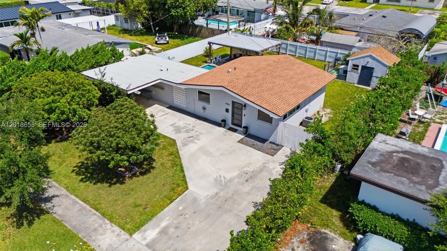 Welcome to this charming Cutler Bay residence. This 2-bedroom, 1-bath home features a bright, open layout with abundant natural light and a seamless flow between living spaces. The interior showcases clean, modern finishes and a thoughtfully updated kitchen with stainless steel appliances.

Outdoor areas are designed to embrace the South Florida lifestyle, highlighted by a private pool, expansive patio, and a covered pergola perfect for relaxing or hosting. The spacious yard provides privacy and versatility. Enjoy convenient access to parks, shopping, dining, and major roadways at this home.