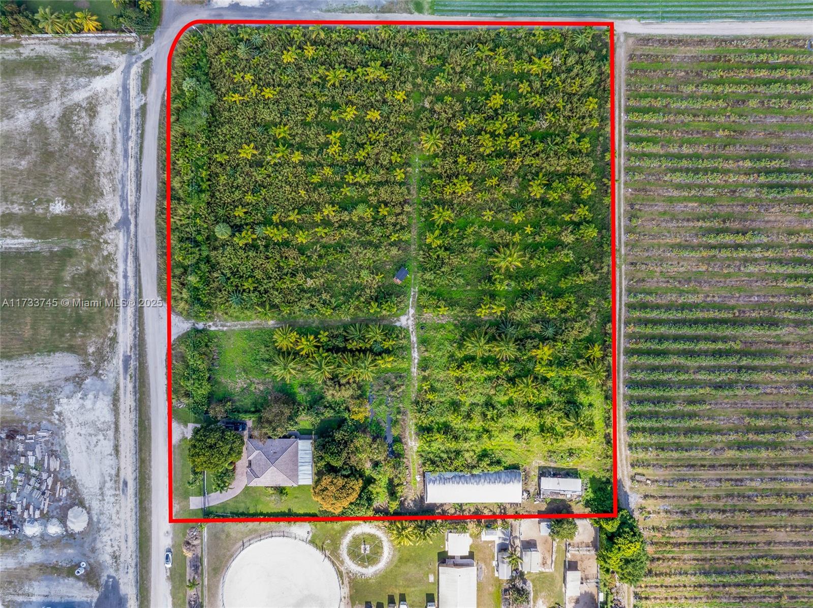 This fully operational 5-acre nursery offers a rare, turn-key opportunity in the heart of Homestead's thriving agricultural community. With over $30,000 worth of mature trees and plants included, this property is primed for immediate use and revenue potential. The land is equipped with irrigation systems and essential infrastructure to support nursery operations, making it ideal for growers or entrepreneurs in the landscaping and plant industry. Conveniently situated with easy access to major roads, the property is perfect for transportation and distribution needs.