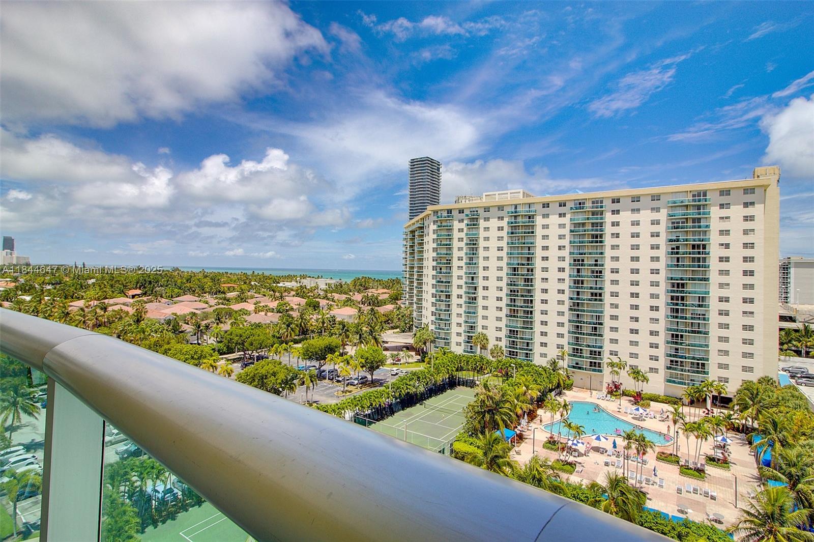 Live in this tastefully renovated 2-bed, 2-bath + den unit in the Oceanview community in Sunny Isles Beach. Offering breathtaking city and direct ocean views, and featuring an open layout, an upgraded kitchen with granite countertops and stainless steel appliances, a convenient bar-counter, tiled floors throughout, lots of storage space in unit, a spacious balcony, and high impact windows and balcony door. The building recently underwent a complete remodel of its common spaces and hallways. Conveniently located across the street from the beach and just minutes away from malls, banks, and grocery stores; free shuttle rounds to beat the traffic. An incomparable community to live in!