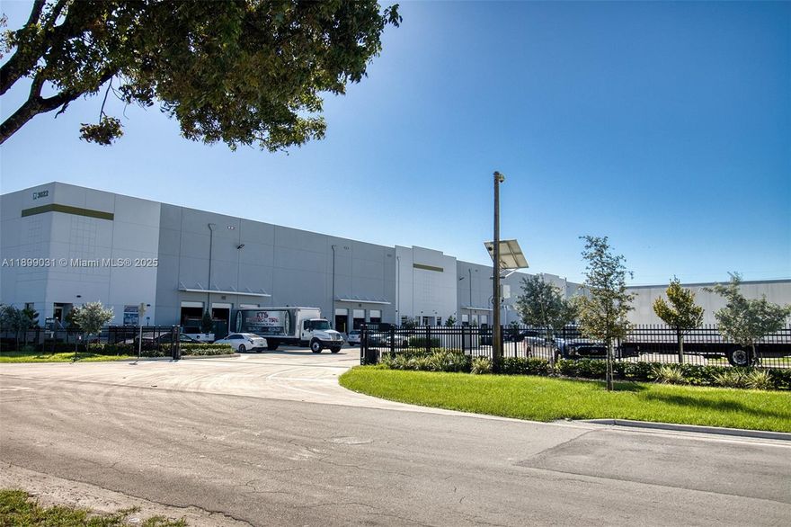 3022 NW 73rd Street, Unit 1, Available for Sublease: ±10,930 SF bay with 3 dock high loading doors and 1,000 SF spec’d office, 32' clear ceiling height, ESFR sprinkler system, LED warehouse lighting, and 3-Phase, 480V electrical power.
This development is the first of its kind with such close proximity to Miami’s densest population providing immediate access to Downtown Miami, Midtown, the Financial District, the Beaches, Port Miami, Miami International Airport, Port Everglades and all major arteries.
Price is NNN.