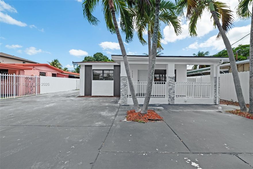 Beautifully updated single-family home in a prime Miami location, perfect for both end users and investors. This property features high vaulted ceilings that create an open and airy feel from the moment you walk in, along with a modern kitchen and renovated bathroom designed for both style and functionality. Freshly painted throughout, the home is move-in ready and offers strong income potential, including short-term rental opportunities such as Airbnb. The fully fenced, oversized backyard provides ample space to park an RV, boat, or build your own private outdoor retreat. Centrally located just minutes from Coral Gables, Miami International Airport, major highways, top-rated schools, shopping centers, dining, and entertainment, this property offers unbeatable convenience and true Miami lifestyle appeal.