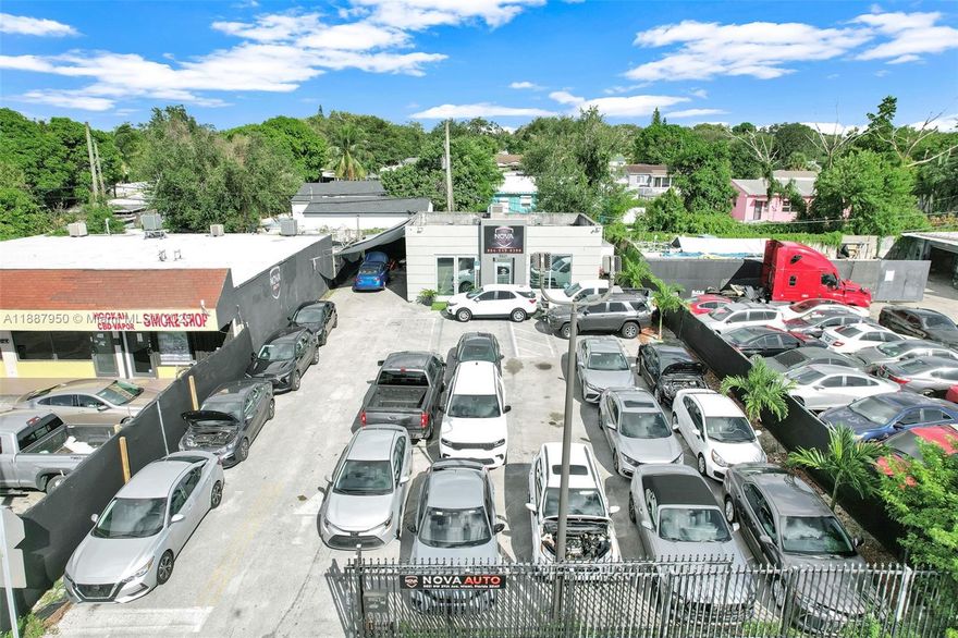 This unique property features 6,960 square feet of paved lot space, currently operating as a car dealership with 20 to 25 cars, along with a 909 square foot, one-story office building. Ideally situated with high visibility and easy access, it’s a great opportunity for an owner-user or investor looking to capitalize on a high-traffic location. Zoned UC Center – Mixed Use Corridor (MC). The site allows for a flexible mix of commercial and residential uses, making it well-suited for redevelopment or continued commercial use. Located along one of Miami’s busiest commercial corridors, this is a prime investment opportunity. Motivated seller is offering seller financing—don’t miss out on this exceptional deal.