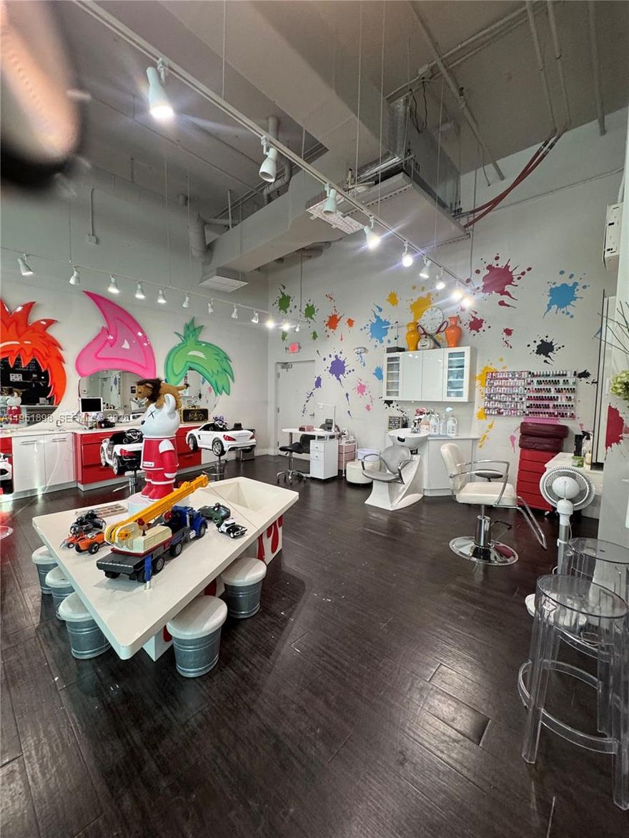 Profitable | Turnkey children's salon & spa business opportunity in prime Midtown Miami location. Beautiful modern buildout with kid-friendly styling stations, themed décor, and spa area. Sale includes equipment, furniture, fixtures, and inventory. Established clientele with strong community presence and excellent growth potential through expanded services, parties, and marketing. Ideal for owner-operator or investor. Confidential sale-NDA required. Please do not disturb employees.