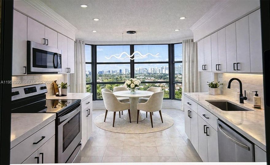 Exceptional investment opportunity.
2-bedroom, 2-bath residence, ideal for fix & flip or full remodel, with the potential to upgrade to a high-end residence. Opportunity to create an open kitchen and fully capitalize on the spectacular views of the golf course, Intracoastal, and ocean.
Located in a prime, strategic area, just minutes from Aventura Mall, close to the beach, and surrounded by dining, shopping, and entertainment. Recently price reduced by $50,000, making this a rare and unique opportunity.
The building offers tennis courts, pool, gym, assigned parking, and storage. Offers will be considered near asking price, reflecting the recent price reduction. Motivated sellers seeking a quick closing.