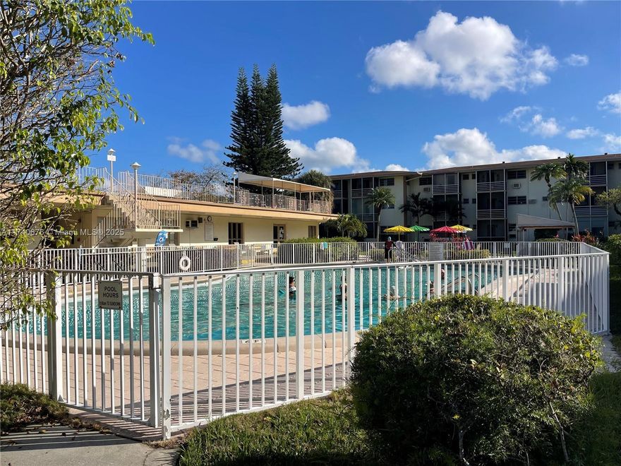 Fully furnished 1 bed, 1 bath unit in Mar-Len Gardens, North Miami Beach. Just 3 miles from the beach! Community completely fenced with call box entries. clubhouse, gym, saunas, card room, rooftop sundeck. 2 pools (1 heated). Pickleball court, shuffleboard court, Sunday shows, billiards room. Central location near bus lines, Walmart, 163rd Street shopping mall. Maintenance includes exterior insurance, water, sewer, garbage, reserves. Cannot be rented in 1st year owned - after that, 1 time a year for a maximum of 90 days. 55+ community.